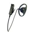 2 Wire PTT Radio Headset for Motorola TRBO, DP3000 & 4000 Series with D-Shape Earpiece For Discount