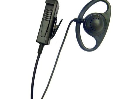 2 Wire PTT Radio Headset for Motorola TRBO, DP3000 & 4000 Series with D-Shape Earpiece For Discount