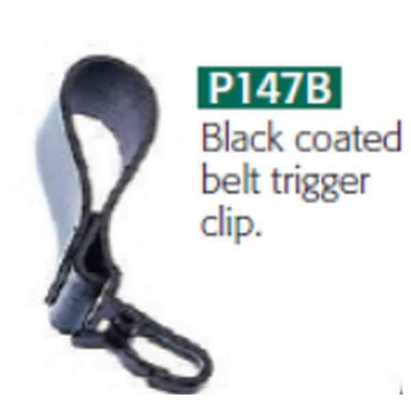 Peter Jones Black Coated Belt Clip Fashion