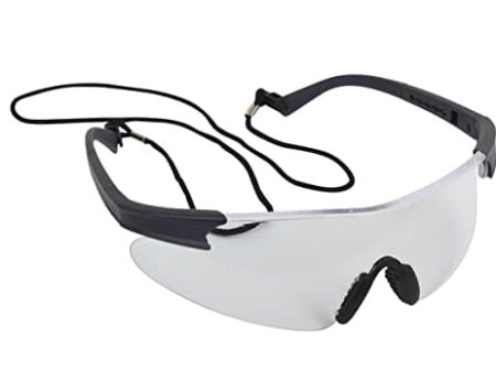 BlackRock Safety Glasses Clear with Carry bag and Neck Cord For Cheap