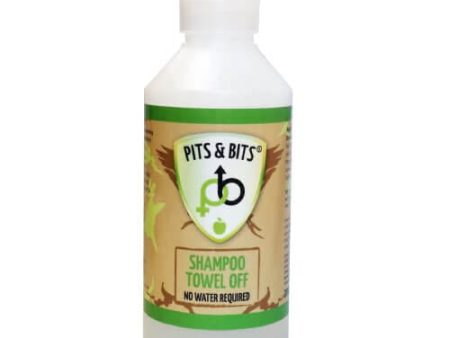 Pits & Bits Towel Off Shampoo 200ml Apple Scent Hot on Sale