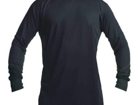 XGO Mens Fire Retardant Clean Seam Longsleeve Crew Black on Sale