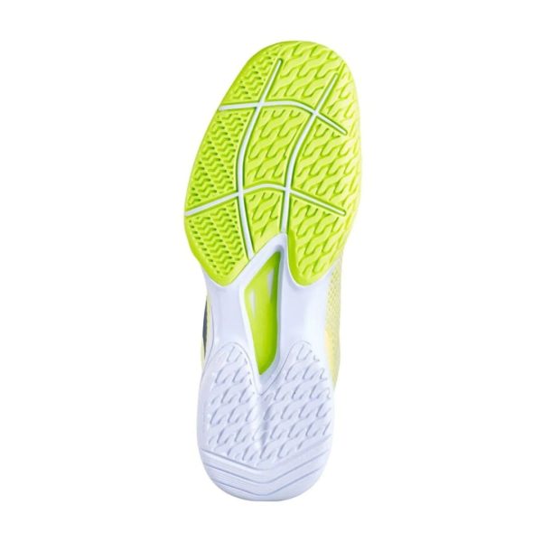 Babolat Jet TERE All Court Kids & Women Light Yellow Limelight Handball Volleyball Tennis Shoes Online