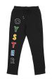 I Oyster logo chenille sweatpants ( blk   multi ) Online