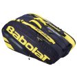 Babolat RH12 Pure Aero Rafa Black Black Yellow Tennis Bag Online Sale