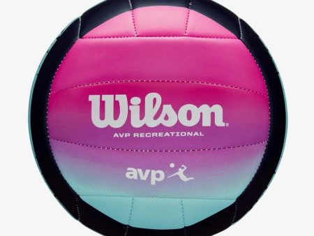 Wilson AVP Oasis Size 5 Blue Purple Volleyball [WS] For Discount