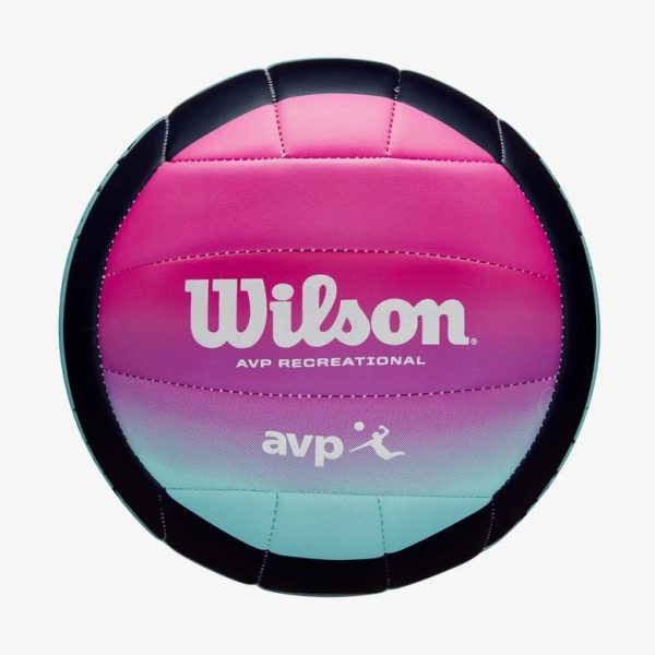 Wilson AVP Oasis Size 5 Blue Purple Volleyball [WS] For Discount