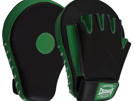 Casanova Boxing® Professional Fingerless Focus Mitt - Black Green Sale