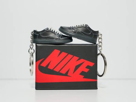 3D Sneaker Keychain With Box - NIke AJ1 Low Travis Phantom For Sale