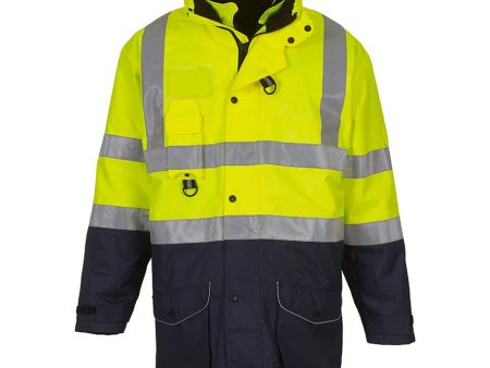 Yoko Hi-Vis Multi-Function 7-in-1 Jacket YLNV - Small Cheap