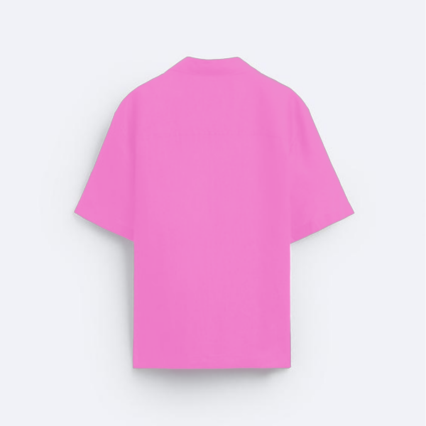 BabyPink Signature Bowling Shirt Fashion