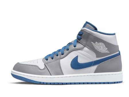 Air Jordan 1 Mid True Blue For Sale