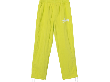 Nike x Stussy Beach Pant Lime Green & White For Sale