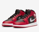 Air Jordan 1 Mid Black White Gym Red Sale Online Sale