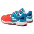 Babolat Pulsion All Court Kids & Women Tomato Red Blue Aster Handball Volleyball Tennis Shoes Supply