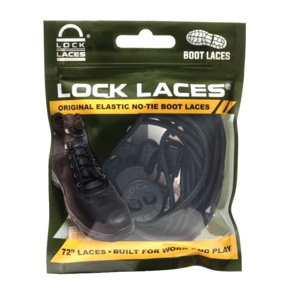 Lock Laces Boot Black Sale