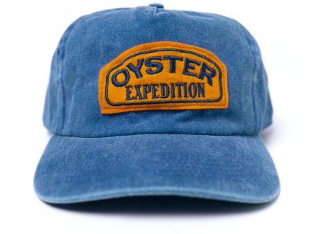 Oyster Expedition Snapback (Washed Blue) Online now