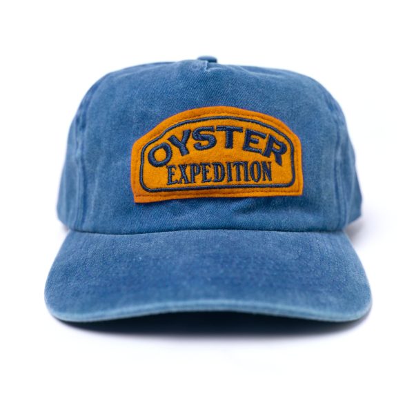 Oyster Expedition Snapback (Washed Blue) Online now