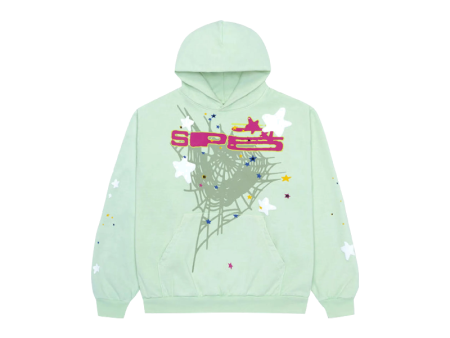 Sp5der Hoodie Mint Online now