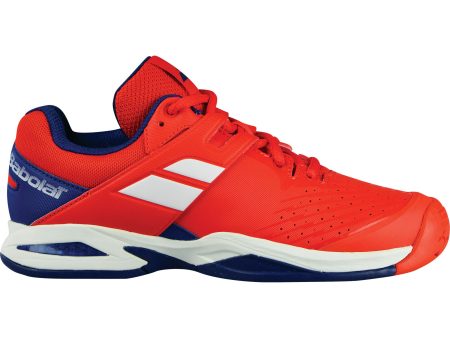 Babolat Propulse All Court Kids & Women Red Handball Volleyball Tennis Shoes Sale