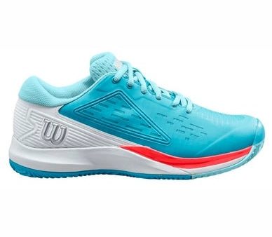 Wilson Rush Pro Ace Scuba Women & Kids Blue White Tennis & Padel Shoes [WS] Online Sale