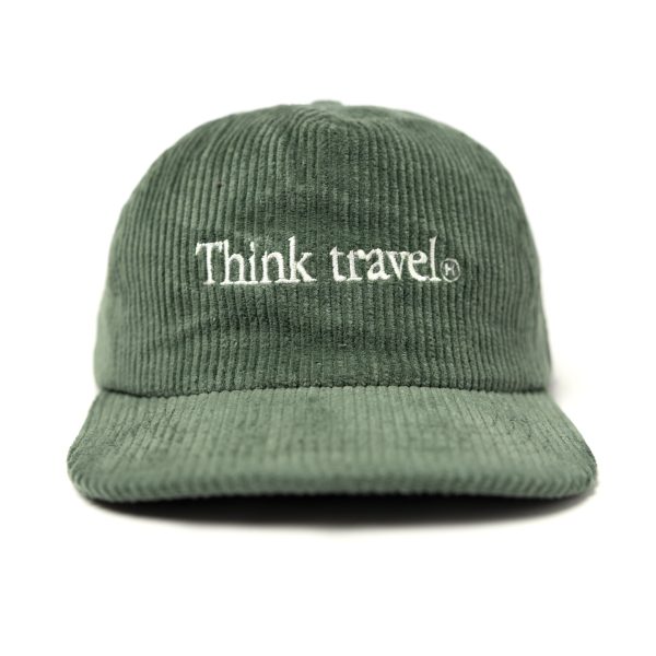 Think Travel Corduroy Hat (Olive Green) Online Hot Sale