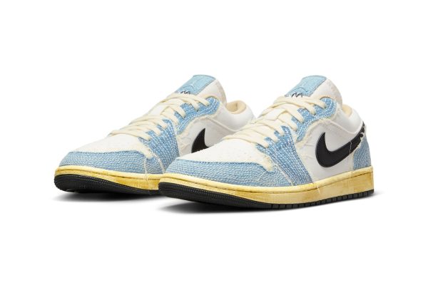 Air Jordan 1 Low  Sashiko Denim  Sale For Cheap