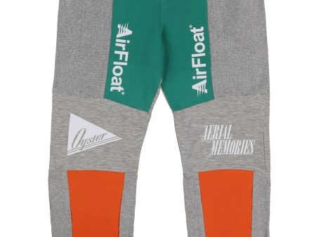 Airfloat Sweatpants (Grey Melange Green Orange Fashion