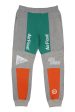 Airfloat Sweatpants (Grey Melange Green Orange Fashion