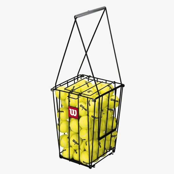 Wilson Tennis & Padel 75-Ball Hopper Basket for Courts [WS] Hot on Sale