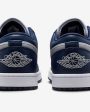 Air Jordan 1 Low Midnight Navy Wolf Sale Fashion