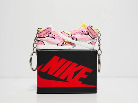 3D Sneaker Keychain With Box - Demon Slayer Nezuka Inspired For Sale