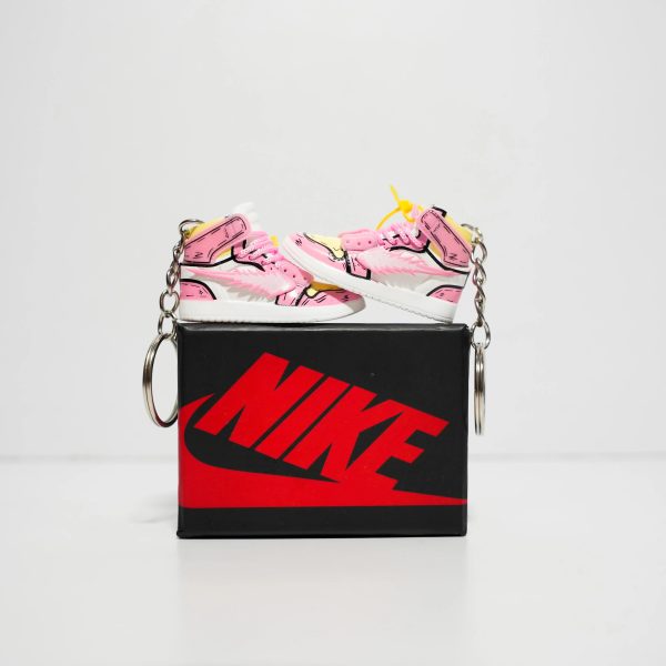 3D Sneaker Keychain With Box - Demon Slayer Nezuka Inspired For Sale