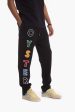 I Oyster logo chenille sweatpants ( blk   multi ) Online