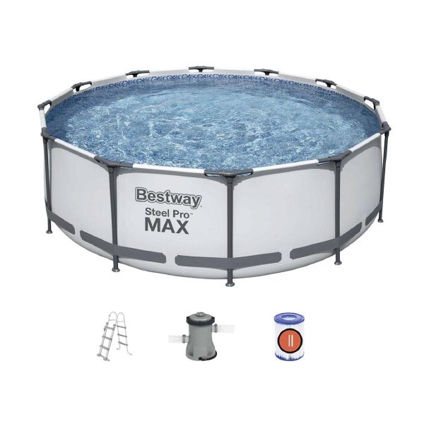 Bestway Steel Pro Max Round Swimming Pool Set [WS] Sale