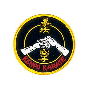 Black & Yellow Hand Over Fist Kenpo Karate Patch Cheap