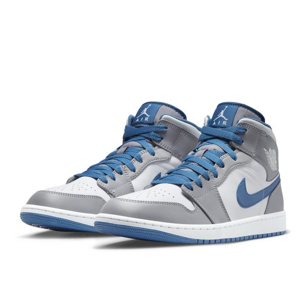 Air Jordan 1 Mid True Blue For Sale