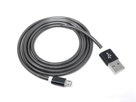 Black Micro rugged USB cable Online Hot Sale