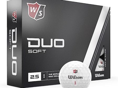 Wilson Duo Soft 12X Golf Balls Pack [WS] Discount