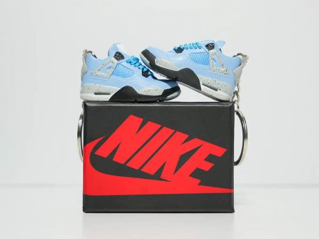 3D Sneaker Keychain With Box - AJ4 UNC Online Sale