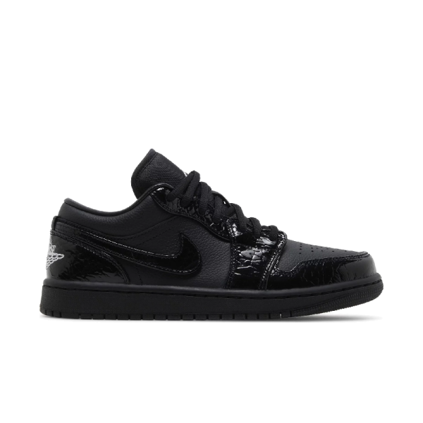 Air Jordan 1 Low SE Patent Elephant Black Online now