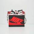 3D Sneaker Keychain With Box - Nike AJ1 Black Toe Low Discount